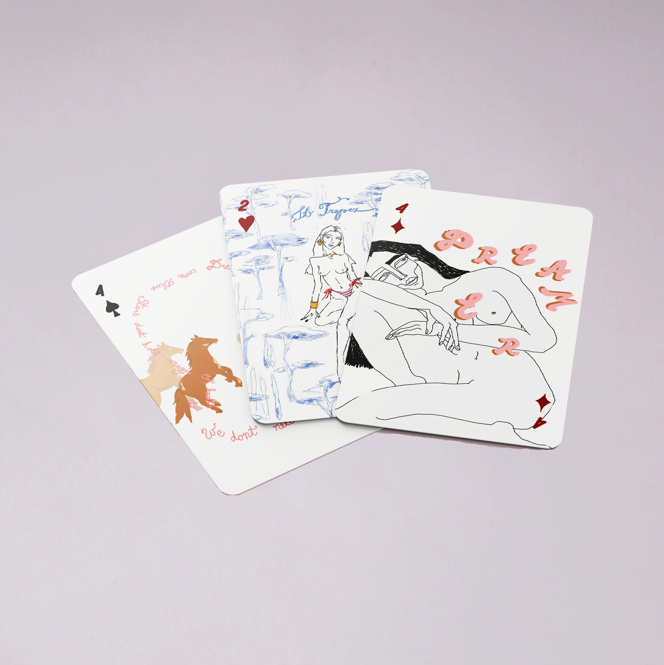 Summer Love Playing Cards