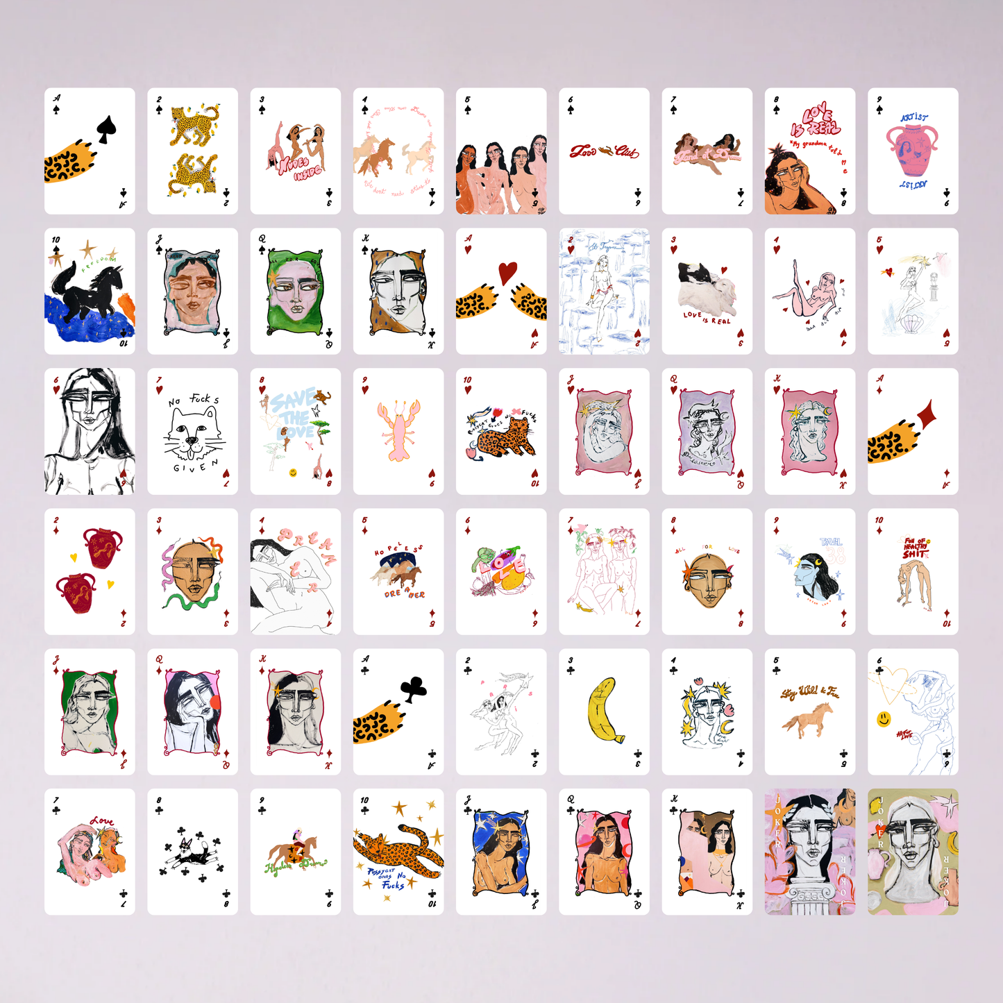 Summer Love Playing Cards