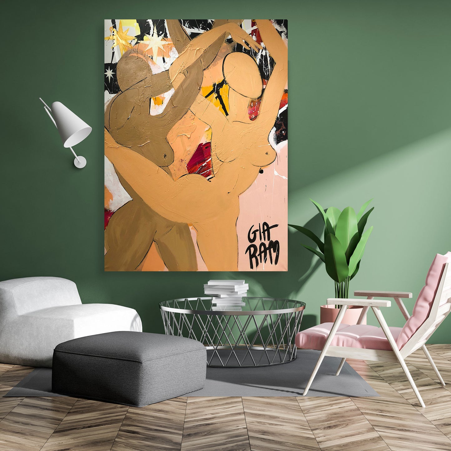 Art to watch, art of the day, artist to watch, Gia Ram, original unique painting, art for collectors, modern, abstract, contemporary art .