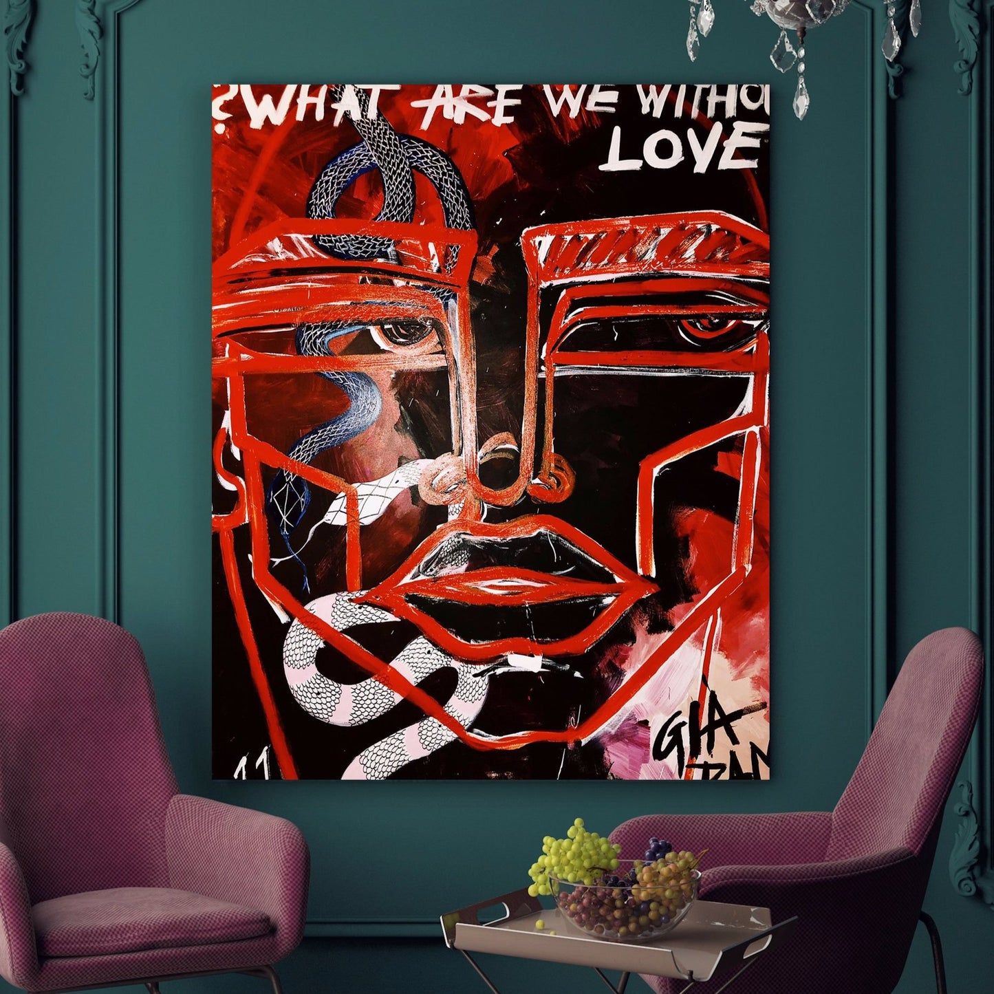 New art, artist to watch gia ram, new artist , painting for collectors, contemporary modern art , abstract painting , new art , art of the day , original unique painting