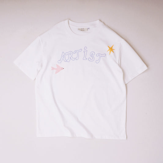 White "Artist" T-Shirt