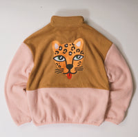 Pink Brown Fleece