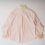 Pink & Green Striped Shirt
