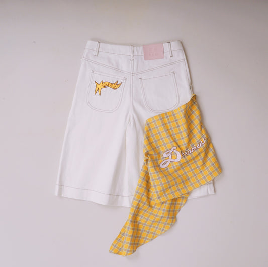 Bermuda Shorts With Scarf