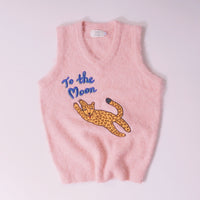 Mohair "To The Moon" Vest