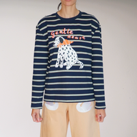 "Gentle Heart" Striped Long Sleeve