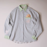 Doggy In Pocket Denim Jacket / Shirt
