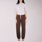 Brown Eggplant Sweatpants