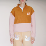 Pink Brown Fleece