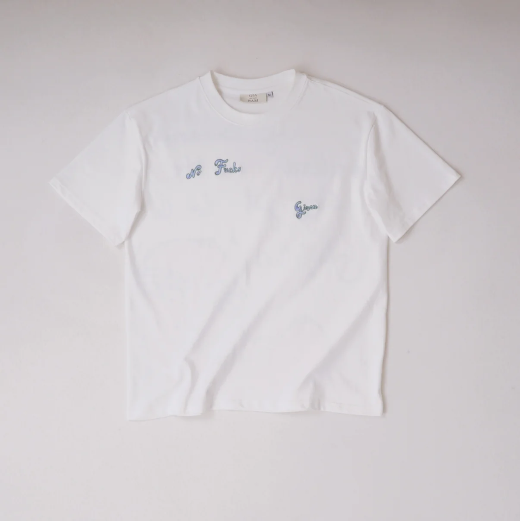 No Fucks Given White T-Shirt