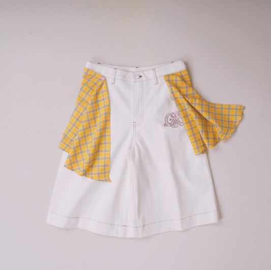 Bermuda Shorts With Scarf