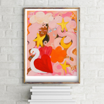 "Pink Lake" Print
