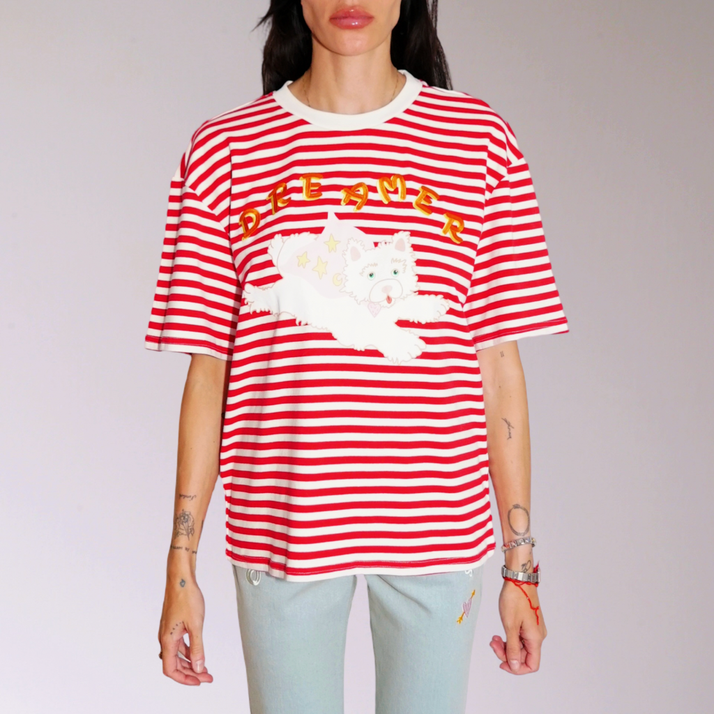 Red Striped T Shirt