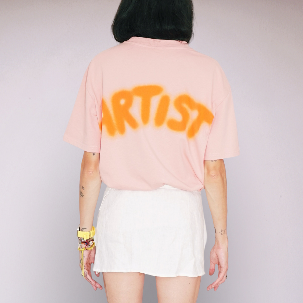 Pink "Artist" T-Shirt