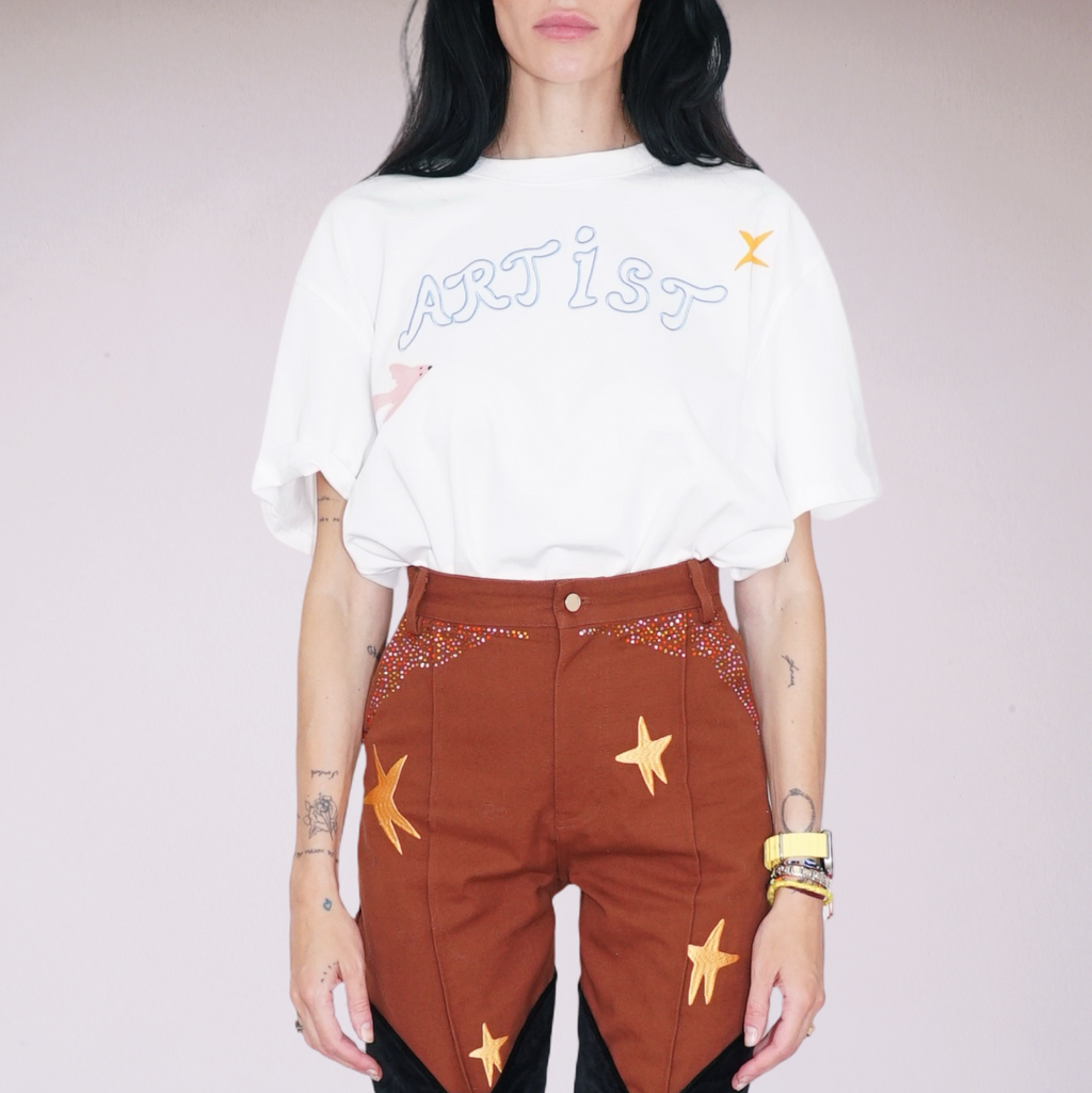 White "Artist" T-Shirt