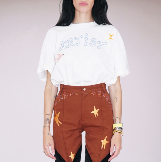 White "Artist" T-Shirt