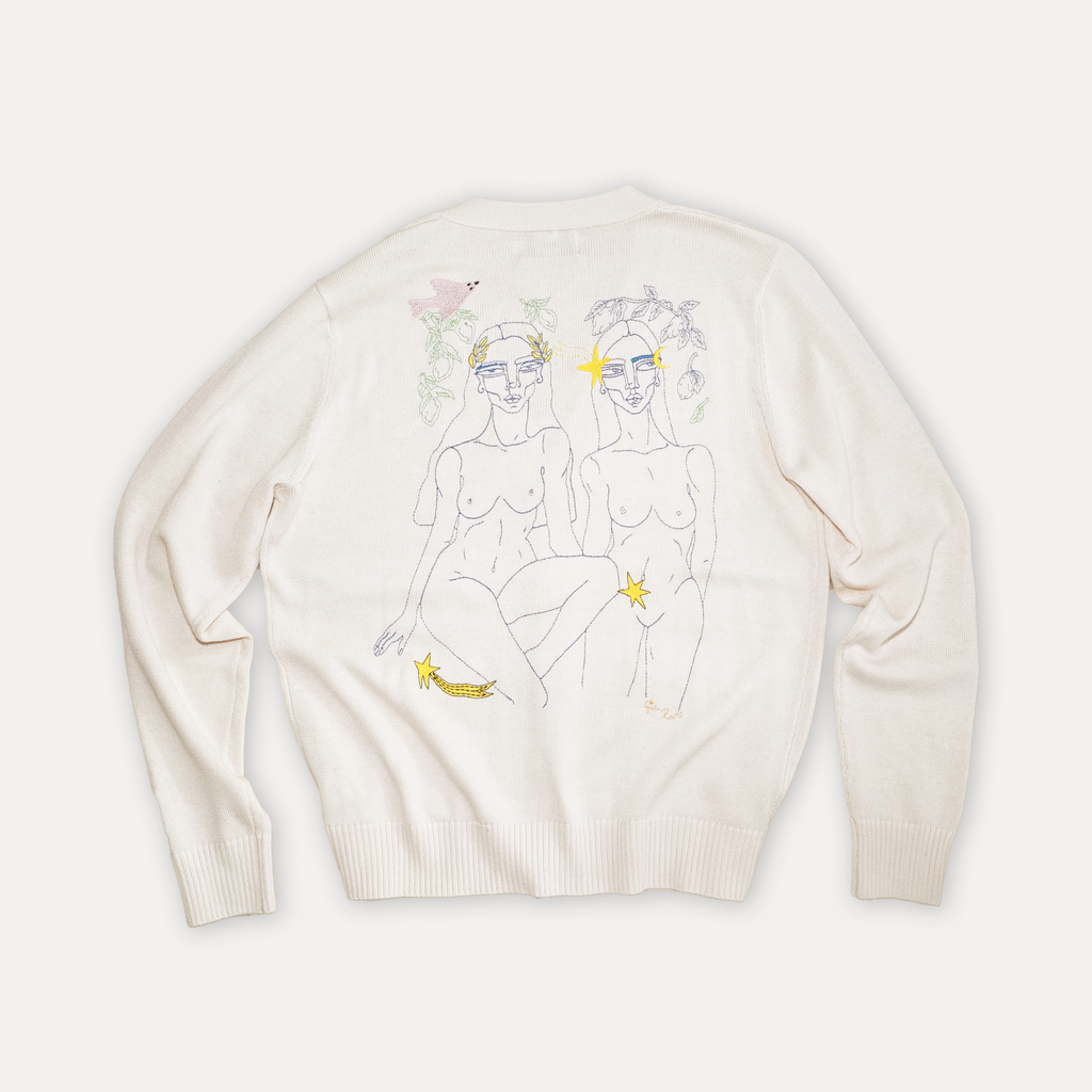 Off-white Wool Cardigan