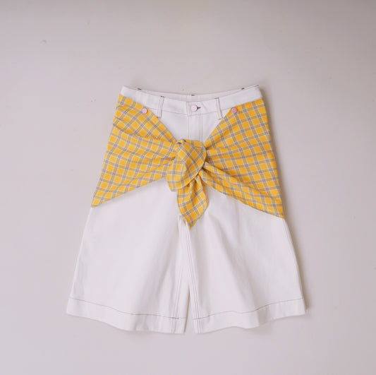 Bermuda Shorts With Scarf