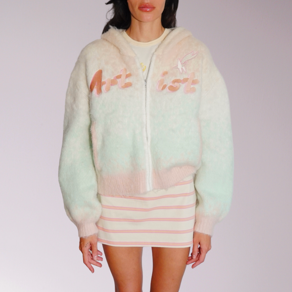 Mint Mohair "Artist" Jacket
