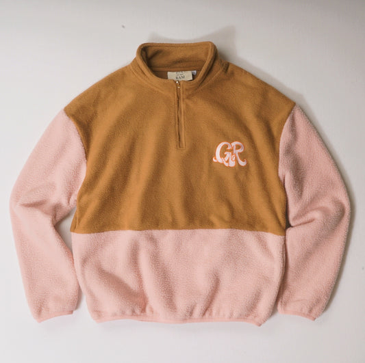 Pink & Brown Fleece