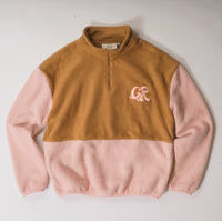 Pink Brown Fleece