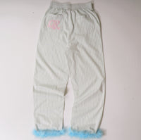 Feather-Trimmed Pyjama Pants