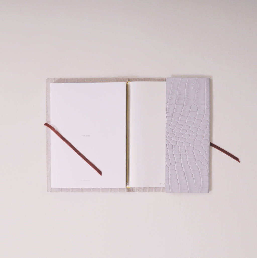 Lilac Croc Notebook