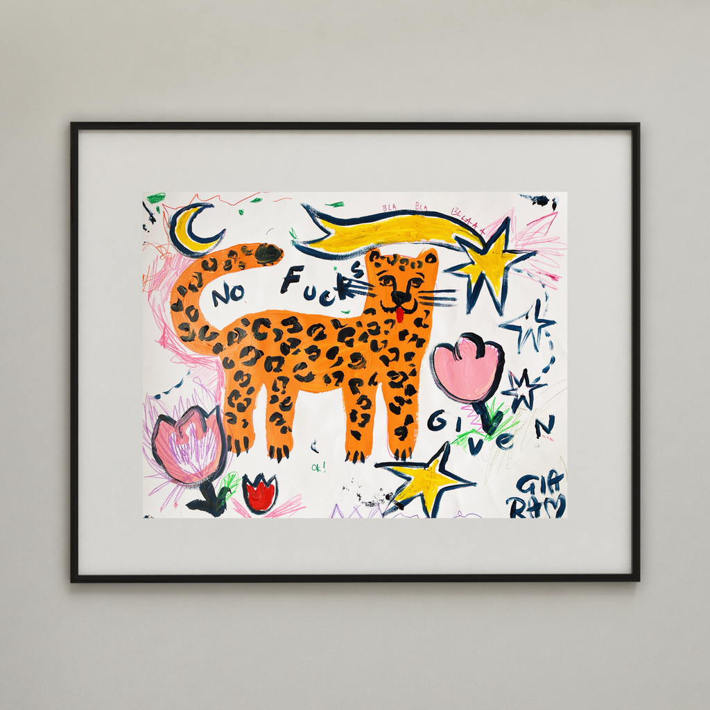 Original Painting “No f*cks given”