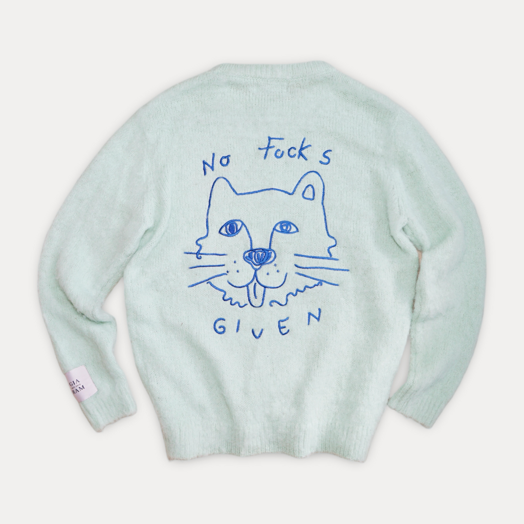 NFG Mint Mohair Sweater