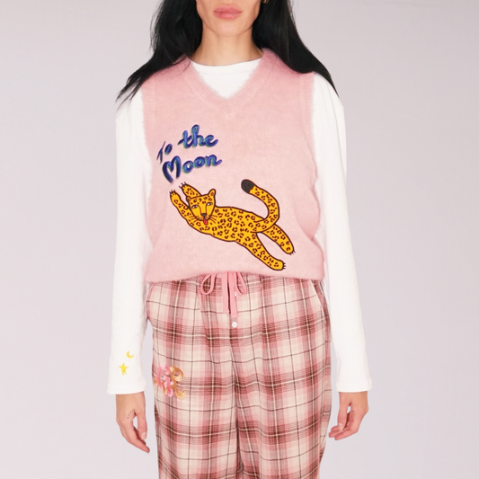 Mohair "To The Moon" Vest