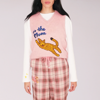 Mohair "To The Moon" Vest