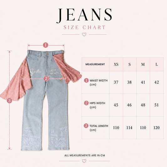 Embroidered Straight Jeans