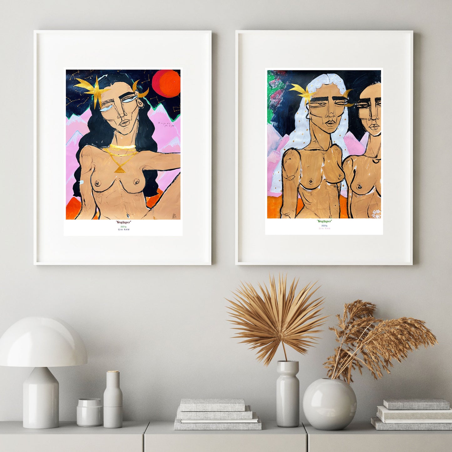 STARGAZER Set of 2 prints