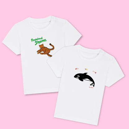 BABY LOVE T-shirt x2