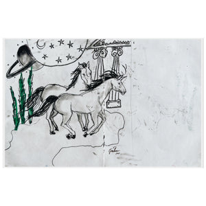 Wild Horses Sketch No.03