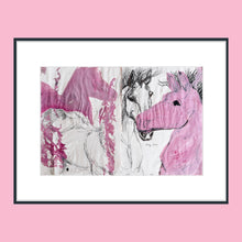 Load image into Gallery viewer, Wild Horses Sketch No.01